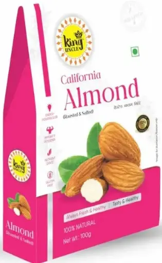King's California Almond Badam (Roasted 100g)